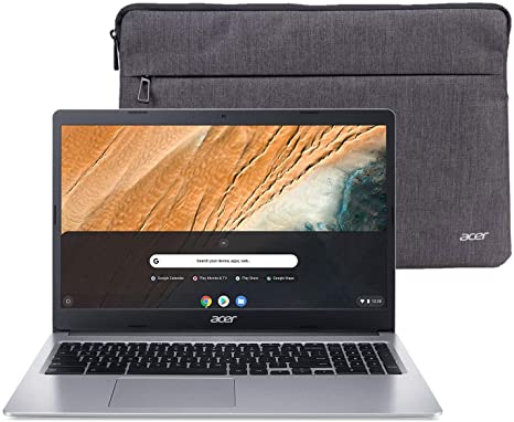 Acer Chromebook 315 15.6" HD Intel N4000 4GB RAM 32GB eMMC Webcam BT Chrome OS   Protective Sleeve