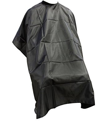 TMS Pro Salon Barber Hairdressing Gown Dye Styling Cutting Shampoo Hair Cape Cloth (1 Piece)