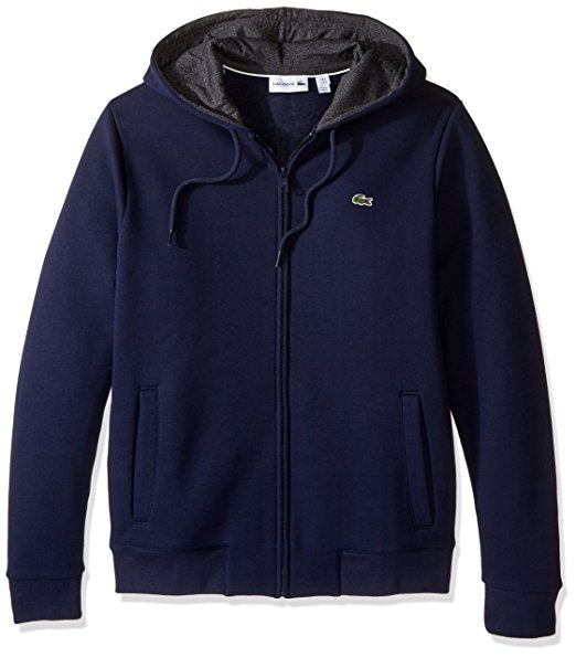 Lacoste Men's Long Sleeve Fleece Hoody