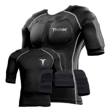 Titin Force Weighted Shirt System Black