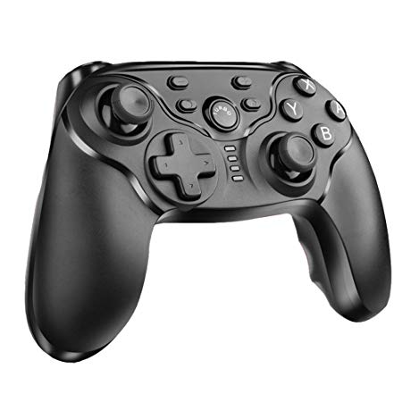 AnvFlik Wireless Game Controller for Nintendo Switch,Support version 5.1.0,Bluetooth Pro Controller Gaming Gamepad,Premium Quality Remote Joypad for Nintendo Switch,Console Gyro Axis Dual Shock
