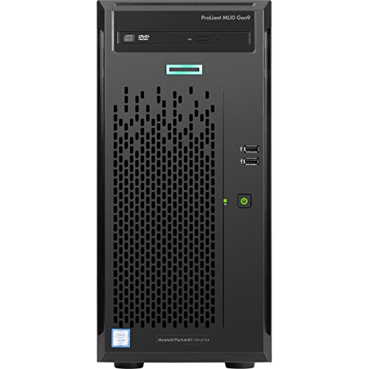 HPE 837826-001 ProLiant ML10 Entry Server, 4 GB RAM, No HDD, Black