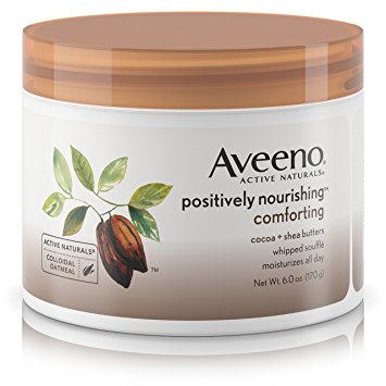 Aveeno Positively Nourishing Daily Moisturizer Comforting Whipped Soufflé, 6 oz.