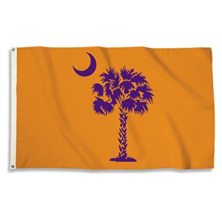 NCAA Clemson Tigers 3 x 5-Feet Flag with Grommets, One Size, Team Color