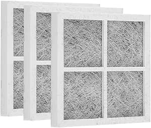 Yosoo Pure Fresh Filter, 3 Pcs Air Filter Replacement for LT120F Elite 469918 Refrigerator Freezer