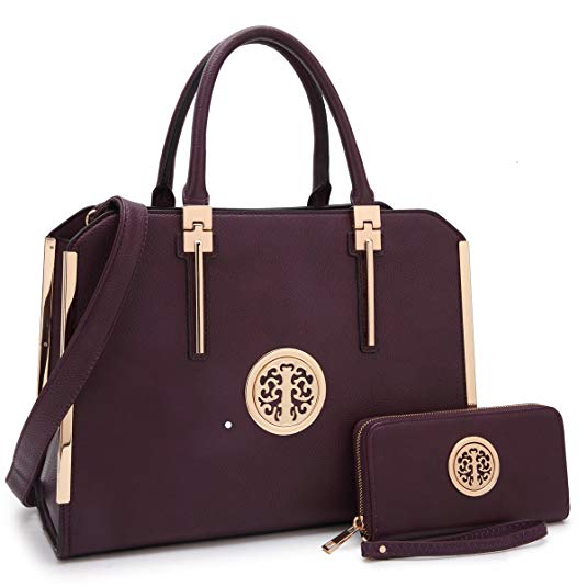 Women Large Designer Handbags Satchel Purses Structured Briefcase Shoulder Bags Work Bags for 13” Laptop Tablet