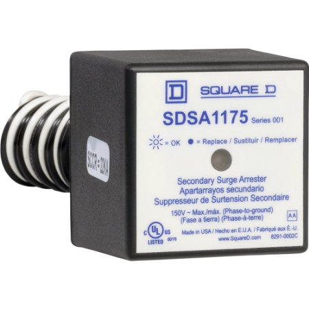 Square D by Schneider Electric SDSA1175 Panel Mounted Single Phase Type 1 Surge Protective Device