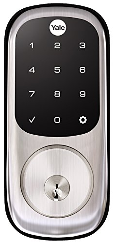 Yale Assure Lock Touchscreen Deadbolt with ZigBee in Satin Nickel, YRD226HA2619, Works with Alexa, Samsung SmartThings, Iris and more