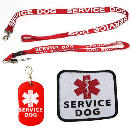 Service Dog Leash with Free Kit - Receive 3 Free Service Dog Bonuses Including Free Service Dog Collar Tag Lanyard and Patch Limit Time Offer 100 Lifetime Guarantee on All Service Dog Gear