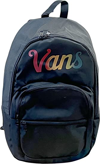 Vans Ranged 2 Prints School Adult Laptop Backpack One Size (Black/Multi Logo)