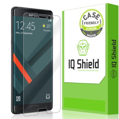 Galaxy Note 7 Screen Protector (Version 2), IQ Shield® LiQuidSkin (Case Friendly) Full Coverage Screen Protector for Samsung Galaxy Note 7 Edge HD Clear Anti-Bubble Film - with Lifetime Warranty