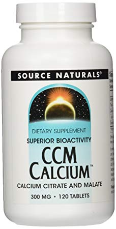 SOURCE NATURALS Citrate Malate Calcium Calcium, 120 CT