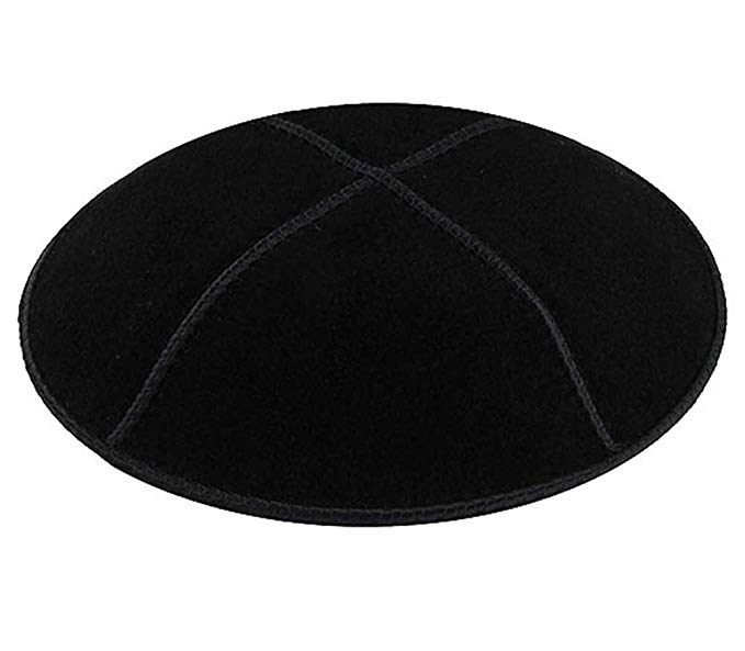 Zion Judaica Suede Quality Kippot Single or Bulk Optional Custom Imprinting for Any Event