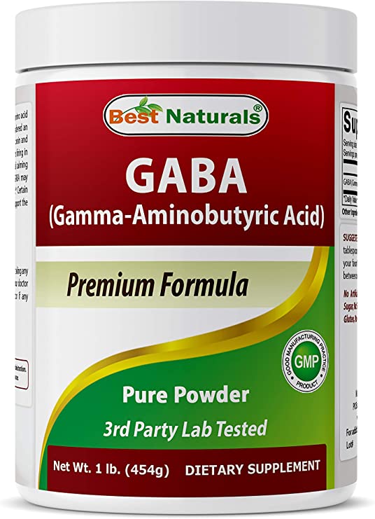 Best Naturals GABA (Gamma Aminobutyric Acid) Pure Powder 1 Pound