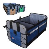 Higher Gear Products Premium Trunk and Space Organizer - Best Heavy Duty Construction - Great For Car SUV Truck Minivan Home- Collapsible For Easy Storage
