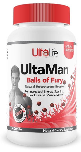 UltaLife Balls of Fury Testosterone Booster For Men  1 BEST Natural Testosterone Supplement Increases Energy Stamina Sex Drive Focus and Muscle Mass  Dont Let Low Testosterone Make You Feel Like Less of a Man  Naturally Increase Testosterone And Feel Powerful Again  Satisfaction Guaranteed  Buy 2 Get FREE Shipping
