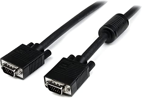 StarTech.com 6 ft Coax High Resolution Monitor VGA Video Cable - HD15 to HD15 M/M - 6ft HD15 to HD15 Cable (MXT101MMHQ)