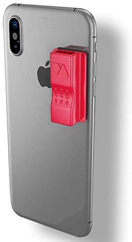 VQ Lite | Cell Phone Holder Compatible with JUUL | Never Forget or Lose Your JUUL | Accessory Compatible with iPhone, Samsung Galaxy, Tablets, Car Dashboard (V2-2019 Version - Red)