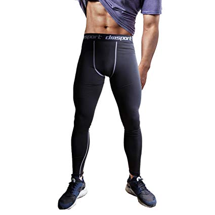 FITTOO Men's Compression Fitness Pants Cool Dry Running Workout Tights Leggings