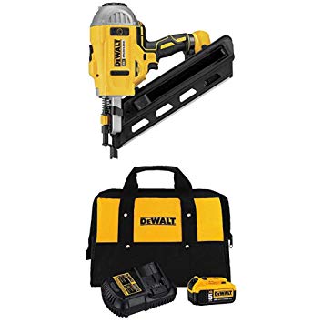 DEWALT 20V MAX Brushless Nailer with 5Ah Battery & Charger Kit (DCN692B & DCB205CK)