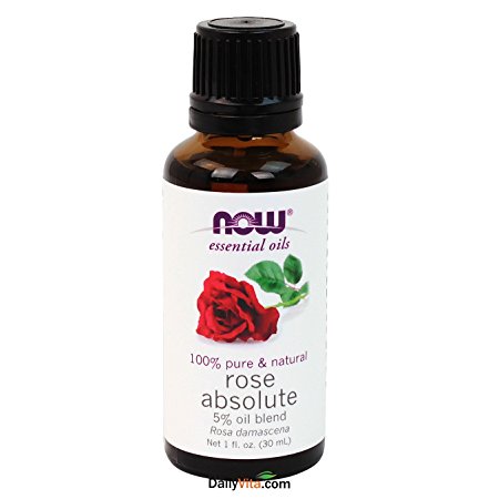 NOW Foods, Rose Absolute, 5% oil blend, 1 Ounce (Pack of 2)