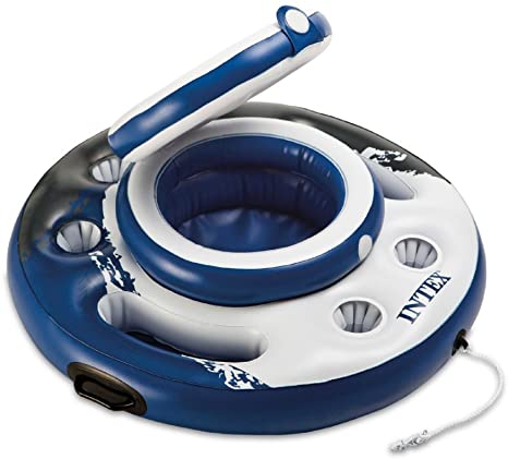 Intex Mega Chill, Inflatable Floating Cooler, 35" Diameter