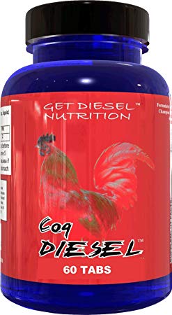 GET Diesel Coq Diesel Male Performance Endurance and Libido (60 Tabs) with Horny Goat Weed and Ginseng Also Boost Nitric Oxide Pumps preworkout
