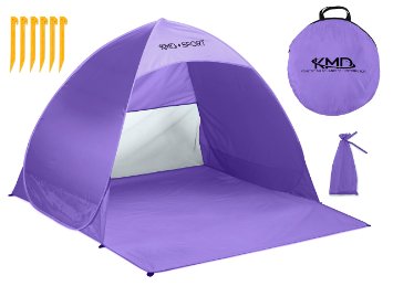 Beach Pop Up Tent - Lightweight Portable Cabana for Privacy & Shade - Great for Kids, Adults, Family - Quick Set Up Provides Shelter from the Sun - Available in 3 Stunning Colors