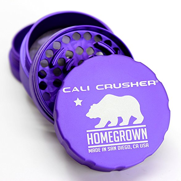 Cali Crusher Homegrown 4 Piece Grinder Purple