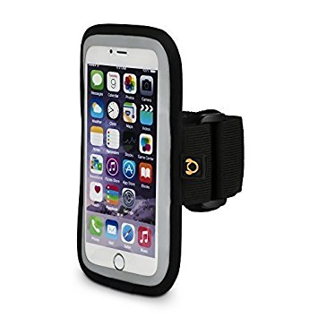 Premium Plus Armband for iPhone 7, 6s, 6, SE, Galaxy S7, S6, S6 edge and More, Gear Beast Running Gym Sport Armband with High Sensitivity Screen Protector, Flexible Strap, and Reflective Safety Band