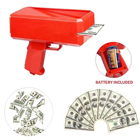 SY Make it Rain Gun Spray Money Gun Money Shooter Gun for Weddning Other Party Games