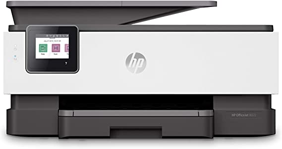 HP OfficeJet Pro 8022 All-in-One Wireless Printer, Instant Ink Ready with 2 Months Trial Included, Print, Scan, Copy from Your Phone and Voice activated (Compatible with Alexa and Google Assistant)