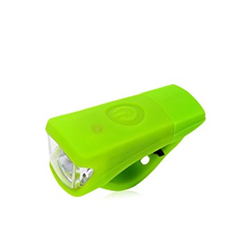 Bicycle Light - Outdoor Silica-Gel Headlight USB Chargeable LED Bicycle Bike Front Headlight Lamp Headlight Safety Light Bicycle Accessories For Cycling Hiking By KARP