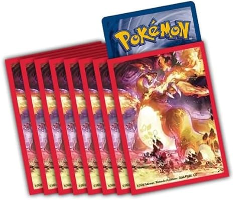 Pokemon - Charizard Vmax Card Sleeves - Deck Protectors - x65 - Ultra Premium Collection Exclusive (UPC1)