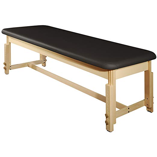 MT Harvey Treatment Stationary Massage Table for Clinic,Massage and Acupuncture(Black)