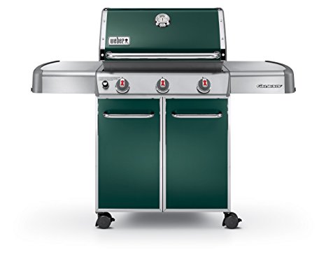 Weber Genesis 6517001 E-310 637-Square-Inch 38,000-BTU Liquid-Propane Gas Grill, Green