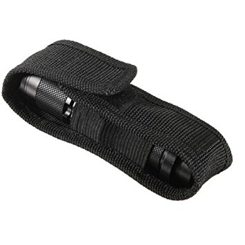 Homgaty Nylon Holster Cover Pouch Holder for LED Flashlight Torch