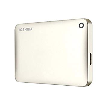 Toshiba Canvio Connect II 2TB USB 3.0 External Hard Drive (Satin Gold)