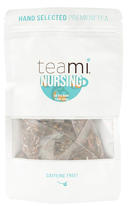 NURSING TEA for BREASTFEEDING AND LACTATION SUPPORT to Enhance Breast Milk Nutrition and Production in an All Natural Way with Fenugreek, Nettle, Raspberry, Coriander, Fennel, and Chamomile