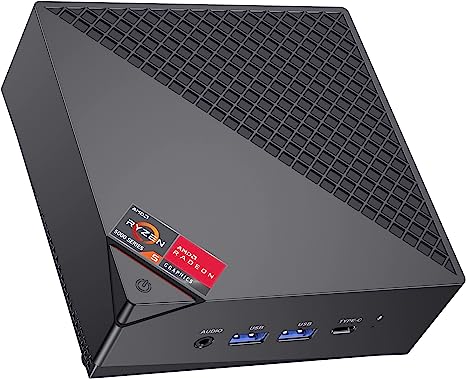 ACEMAGICIAN Mini Gaming PC AM06 Pro, AMD Ryzen 5 5625U (up to 4.3GHz) Desktop Computer, 16GB RAM 512GB SSD, 2.5G Ethernet Port, Support Triple 4K 60Hz Display for Daily Use, Business, Gaming