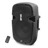 PYLE-PRO PPHP1537UB 15-Inch 1200 Watt 2-Way Powered Bluetooth Speaker System with USBSD Readers Record Function and Remote Control