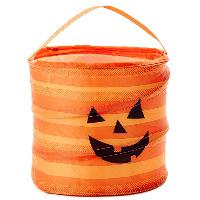 Hallmark Large Halloween Gift Bag, Trick or Treat Bag (Pop Up Jack-o'-Lantern)