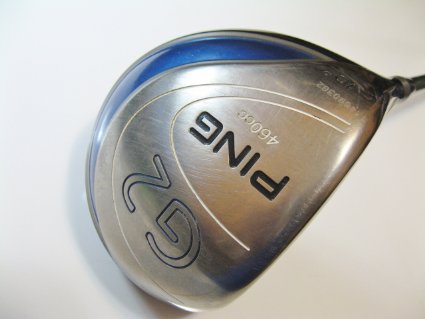 PING G2 10 degree Left handed 460cc Driver Golf Club NVS 65S Stiff 45.5"