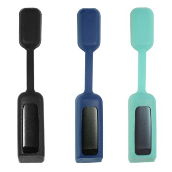 Nogis Silicone Strong Magnetic Clasps for Fitbit Flex Monitor Perfect Replacement for Wristband Not Need Wear Wristband or Bracelet Can Wear the Fitbit Monitor Where You Like (In 8 Different Colors Black,Red,Blue,Green,etc)