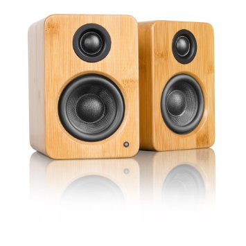 Kanto YU2 Powered Desktop Speakers (2-Piece) - Bamboo(YU2BAMBOO)