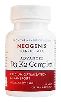 Neogenis Labs Advanced D3 and k2 Complex Vitamins, 30 Count