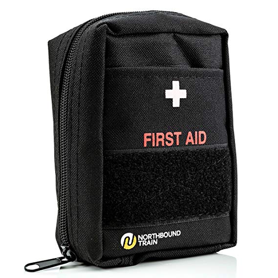 Northbound Train First Aid Kit, Fully Stocked - IFAK - Premium Contents for Tactical First Aid, Camping, Travel, and Hiking