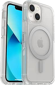 OtterBox iPhone 13 Mini & iPhone 12 Mini (Only) - Symmetry Clear Series  Case - Clear - ultra-sleek - snaps to MagSafe - raised edges protect camera & screen - Non-Retail Packaging