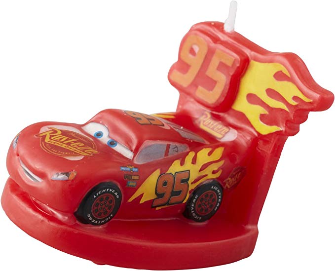 Wilton 2811-7110 Disney Pixar Cars 3 Birthday Candle Assorted