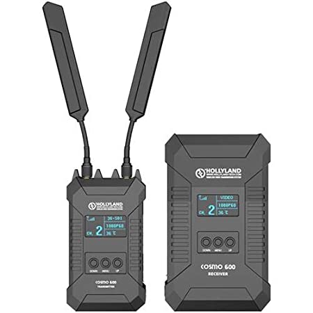 Hollyland Cosmo 600 600' HDMI/SDI Wireless Video Transmission System (L-Series), Includes Transmitter, Receiver